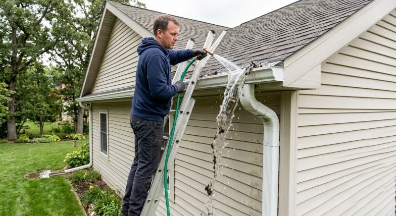 Downspout Snaking in Long Island, NY